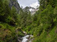 Felskanzel Ausblick die Isel hinauf - Umbal Wasserfälle